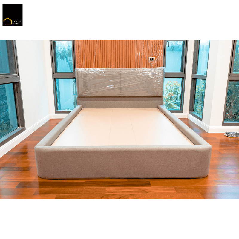 เตียงนอน 3.5 ฟุต RENITA HOME รุ่น BEN สีเทา_3